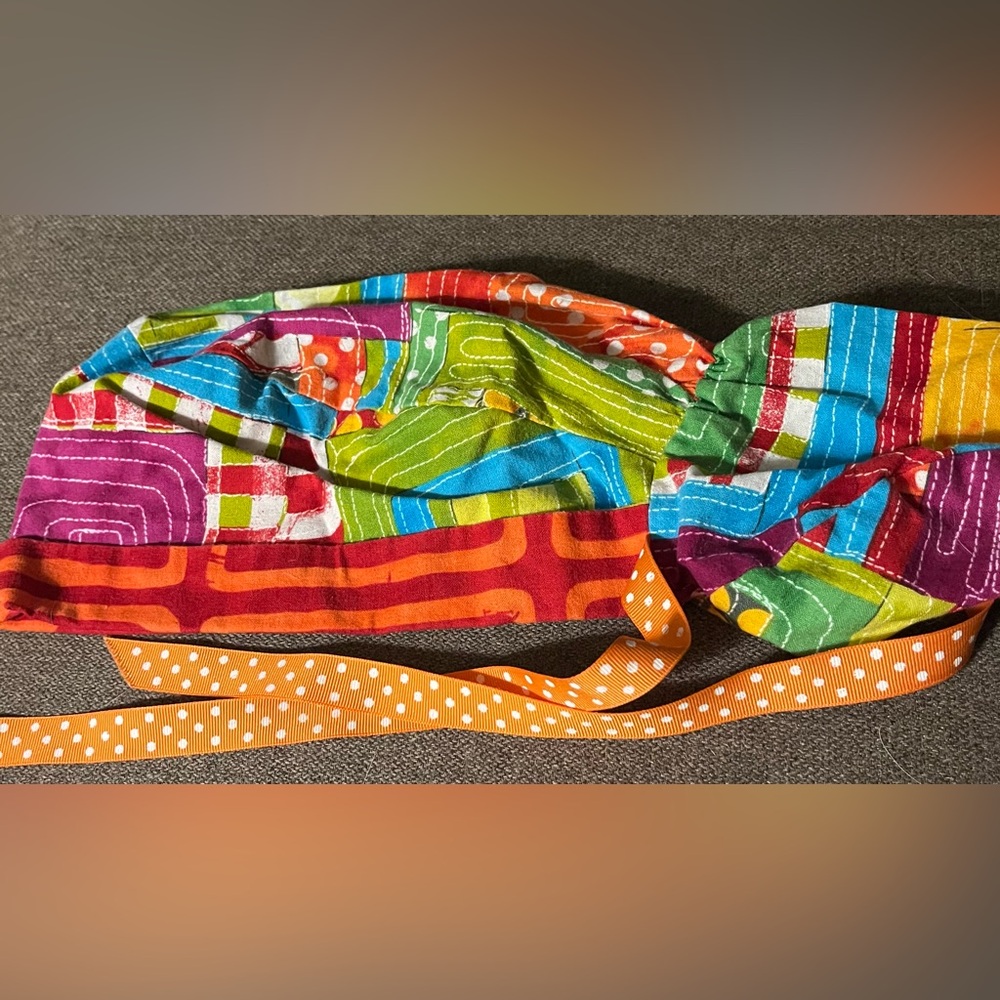 Colorful Patchwork scrub cap